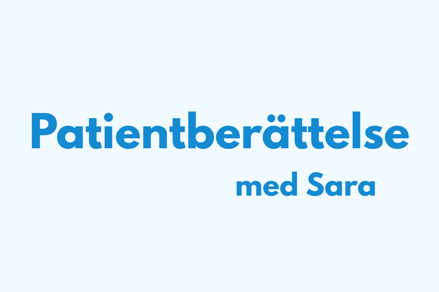 Patientberättelse: Sara om sin obesitasoperation